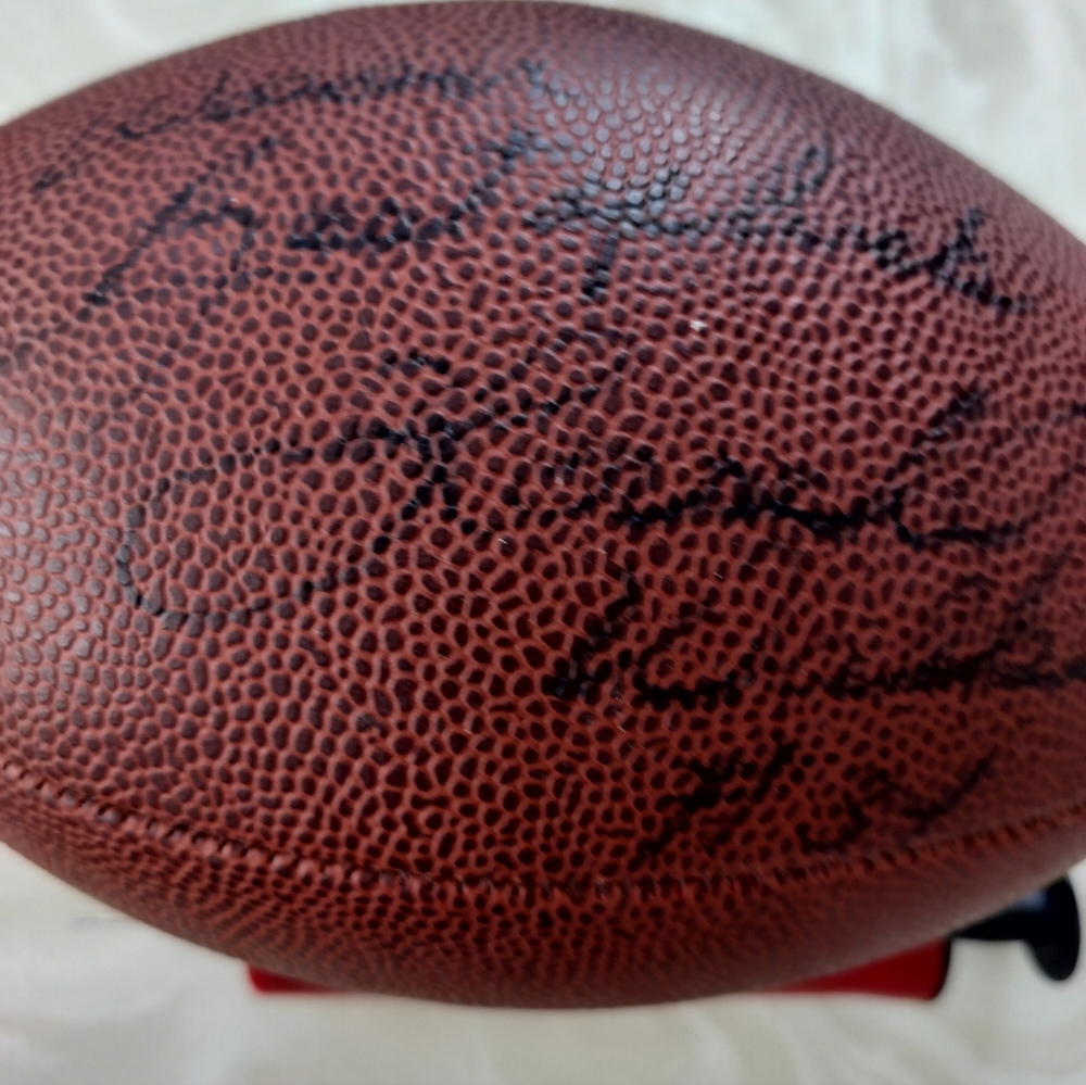 Hershlel J Walker Autograph Football Number #34